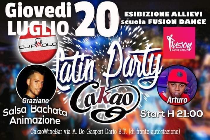 Serata latina al Cakao a Boario